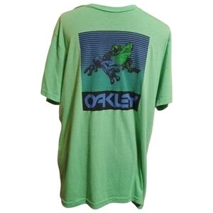 Oakley Men's Green O-Hydrolix Graphic Regular Fit T-Shirt Size Large!
